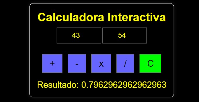 Salida de elementos interactivos